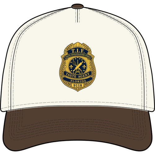 Badge 9118 Cap — 'T.I.F. Taste Agent Florida'